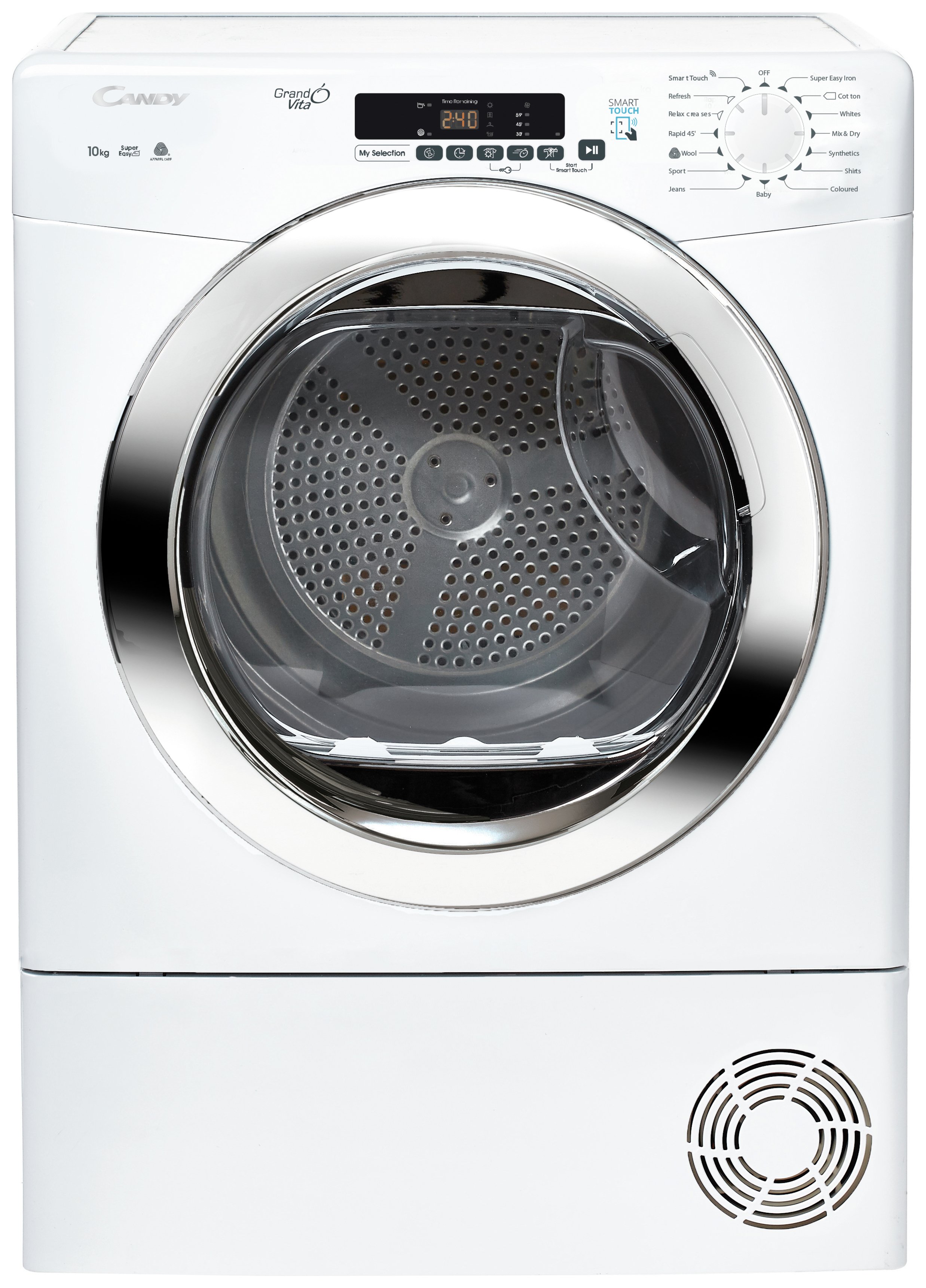 Candy GVS C10DCG 10KG Condenser Tumble Dryer White. Review Reviews
