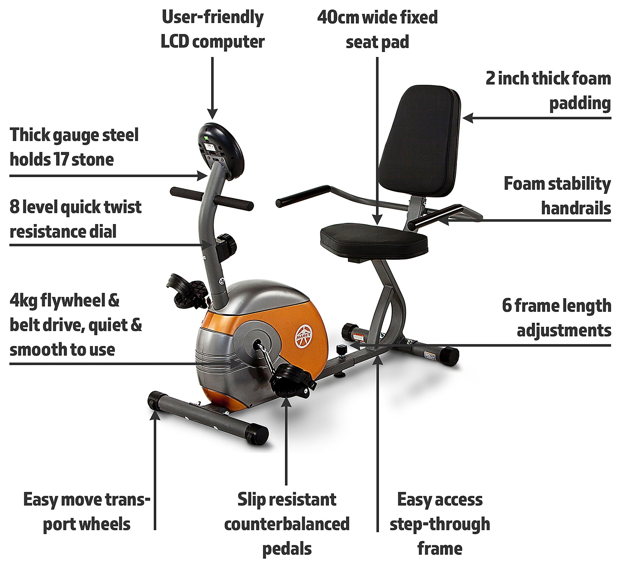 Marcy Start Upright Recumbent Bike Reviews