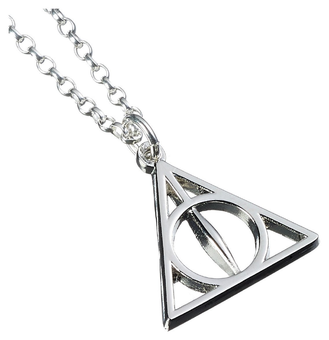 Harry Potter Sterling Silver Deathly Hallows Charm Necklace Reviews