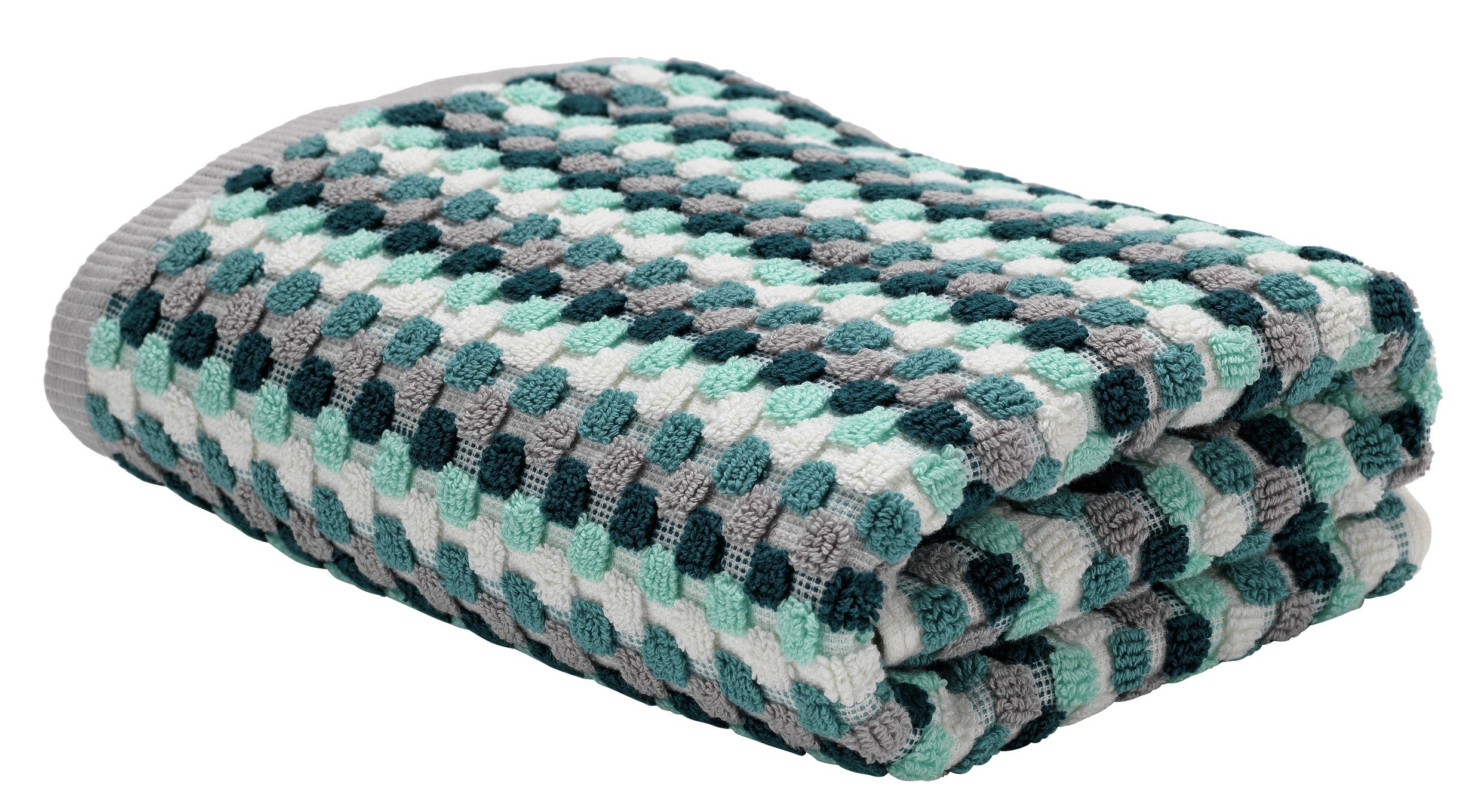 Sainsbury's Home Textured Stripe Hand Towel Teal for only £6.00