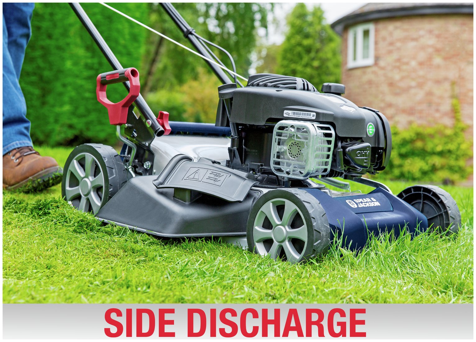 Spear & Jackson 48cm Self Propelled Petrol Lawnmower Reviews