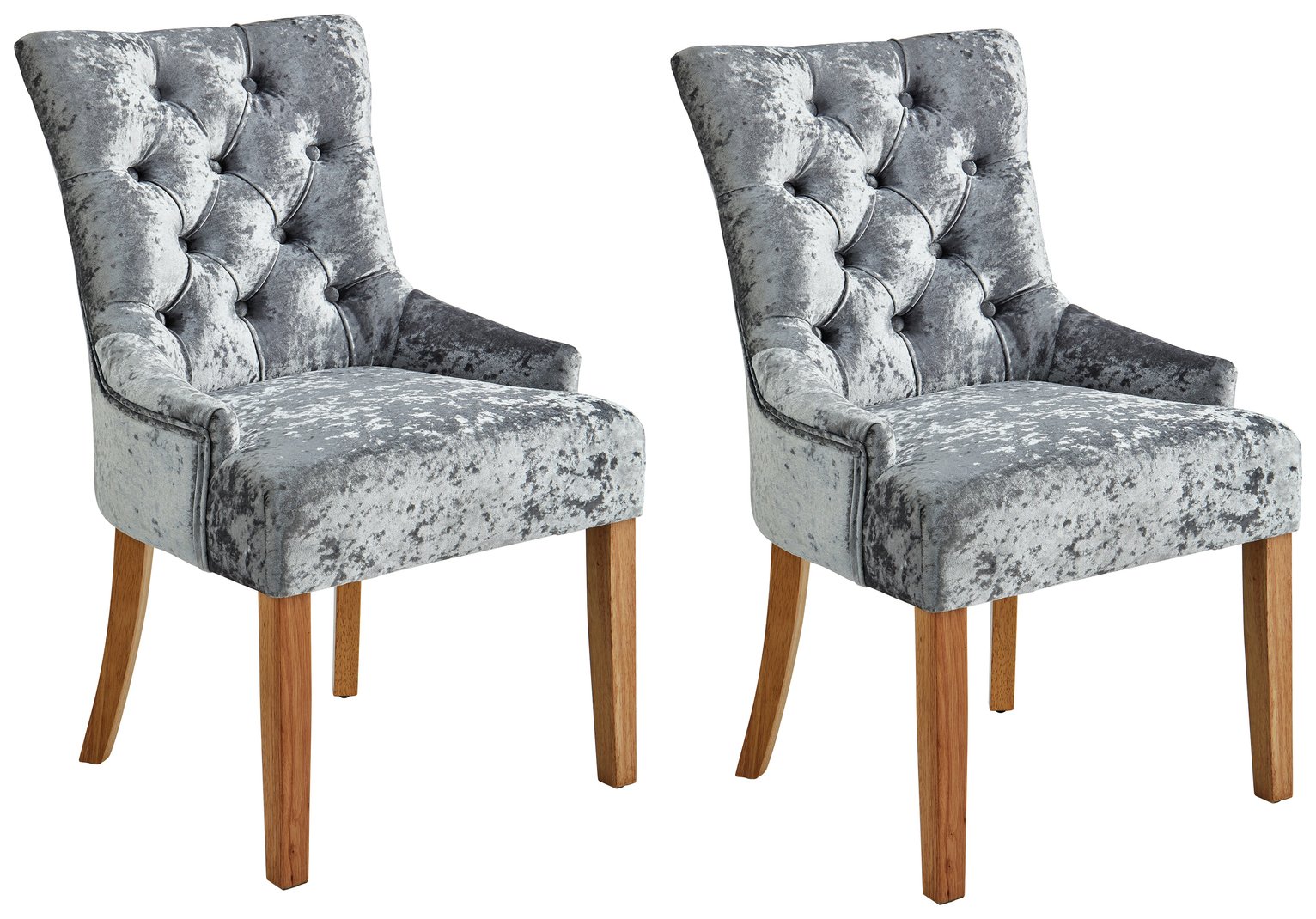 Argos Home Cherwell Pair of Velvet Chairs Reviews