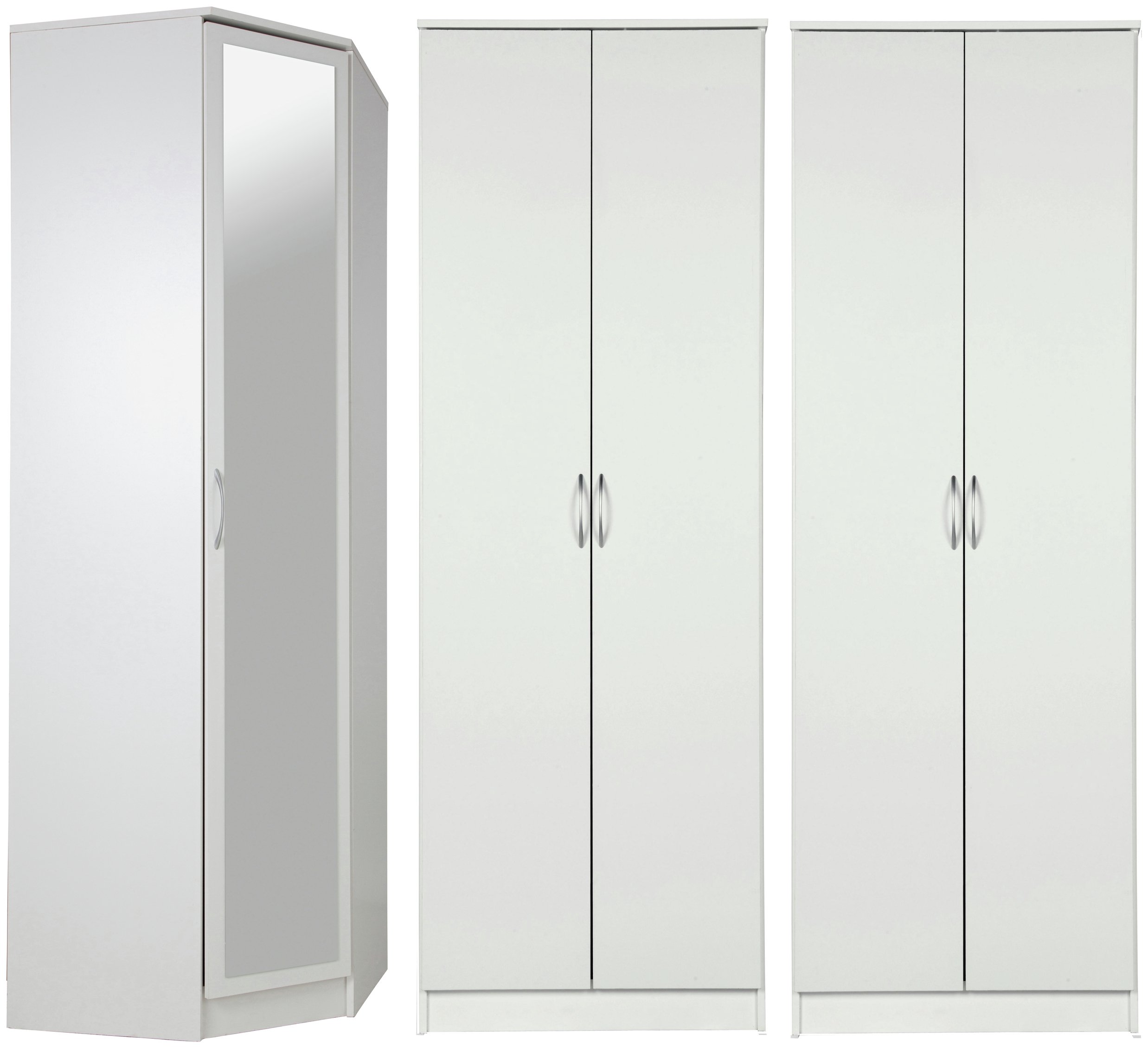 Argos Home Cheval Corner & Two 2 Dr Wardrobe Package Reviews