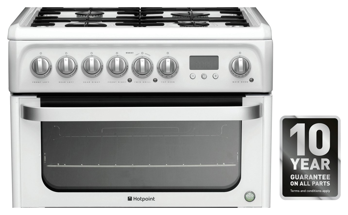 Hotpoint HUD61PS Double Dual Fuel Cooker Reviews