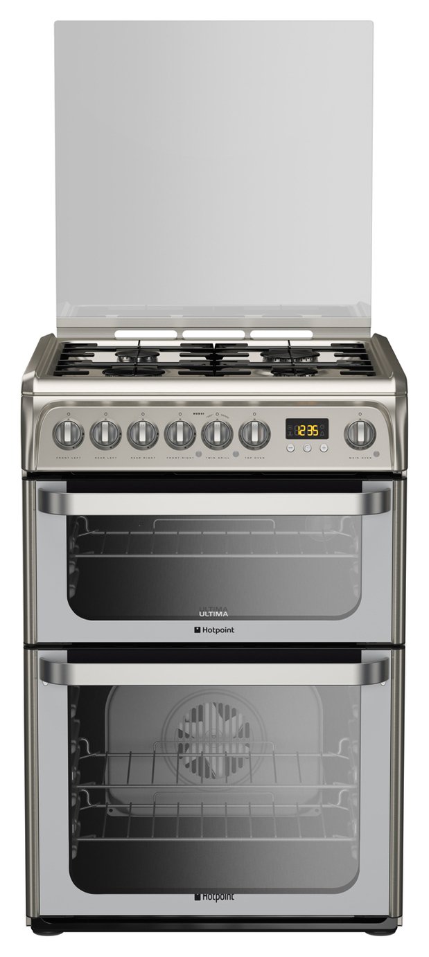 Hotpoint HUD61XS Double Dual Fuel Cooker Reviews