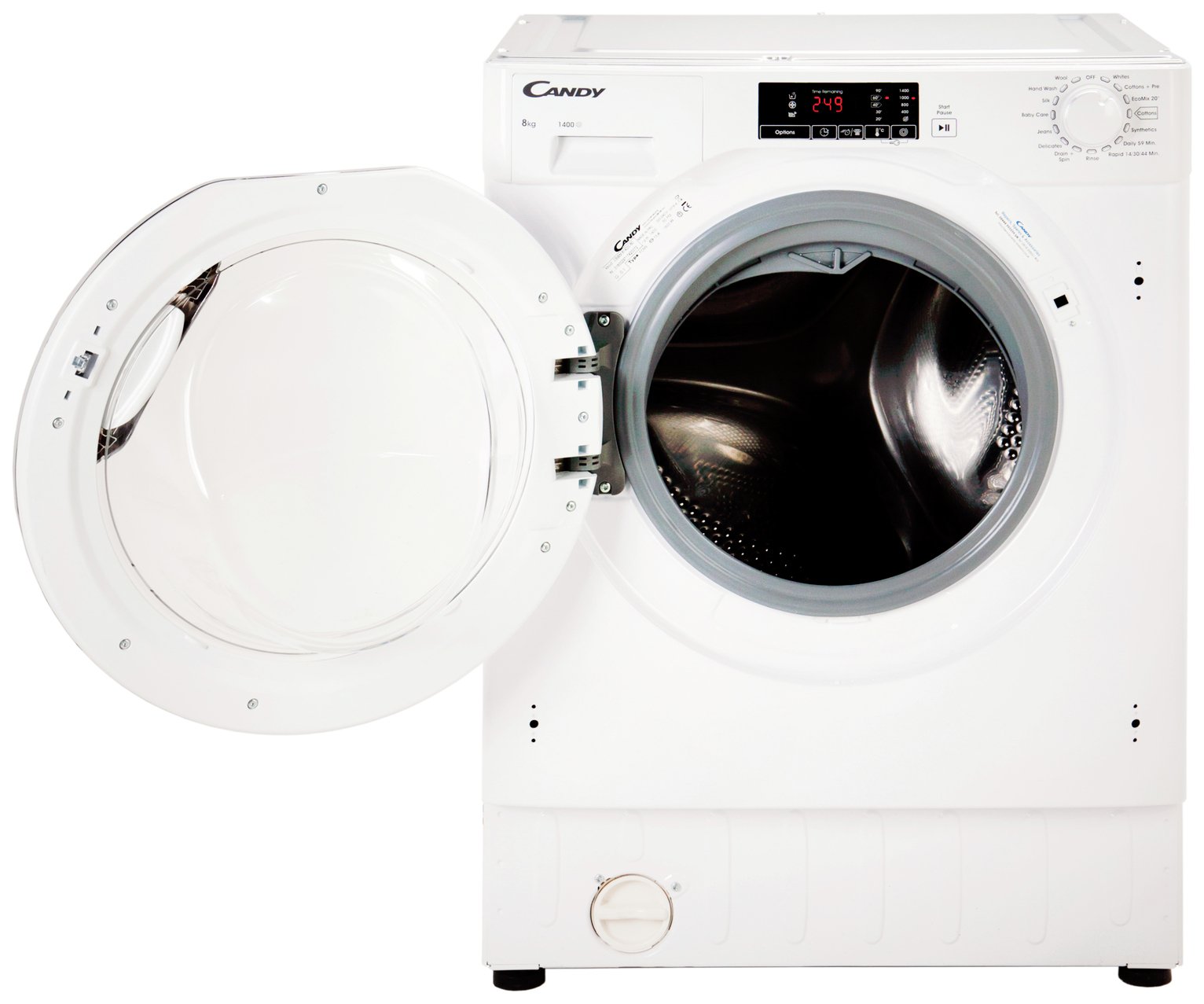 Candy CBWM814DC 8KG 1400 Spin Integrated Washing Machine +Installation
