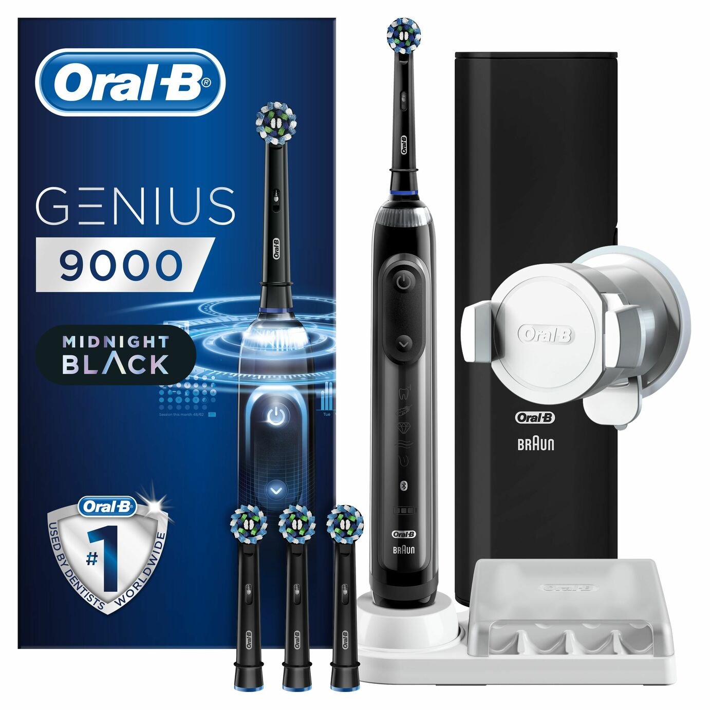 OralB Genius 9000 Electric Toothbrush Black (7428111) Argos Price