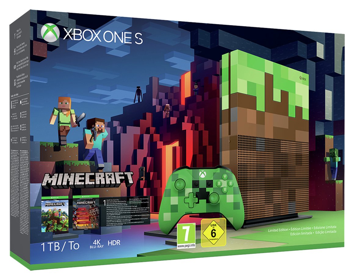 preorder the Xbox One S 1TB Minecraft Limited Edition Bundle Secrets