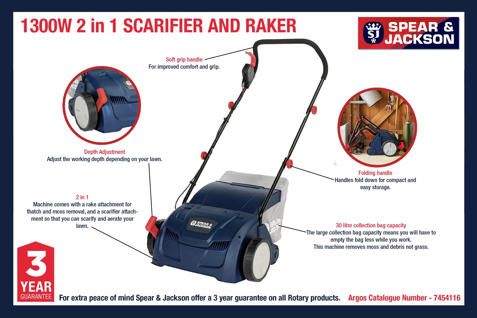 Spear & Jackson S13SC Scarifier and Raker Reviews Updated July 2024