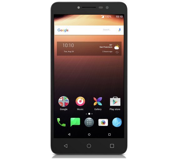 Sim Free Alcatel A3 XL Mobile Phone Grey (7457340) Argos Price