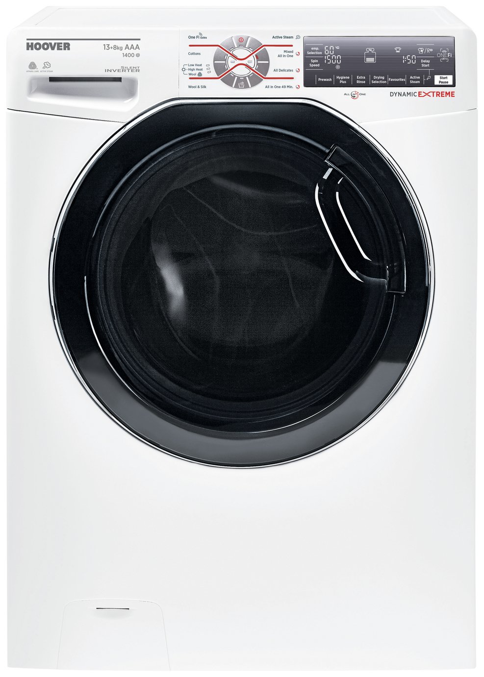 Review of Hoover WDWFT4138AH 13KG / 8KG 1400 Spin Washer Dryer