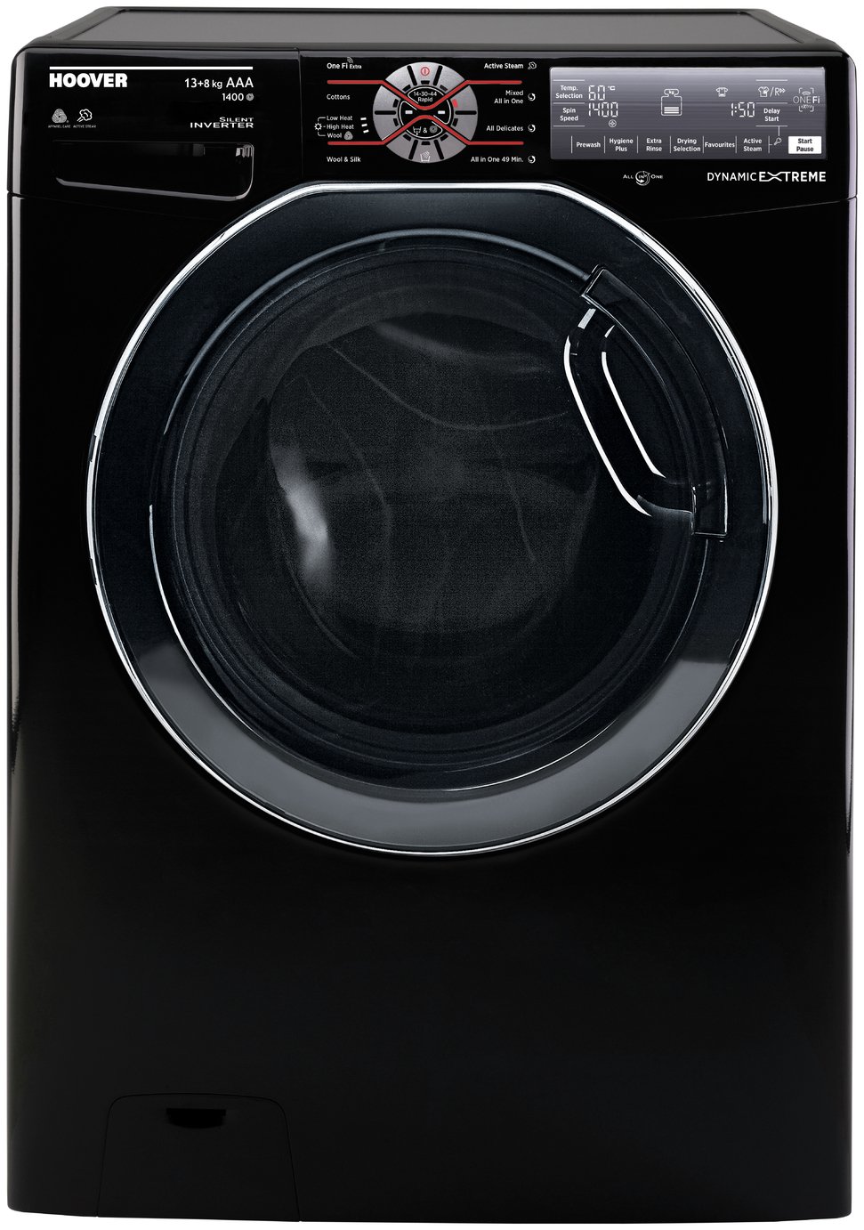 Review of Hoover WDWFT4138AHB 13KG/8KG 1400 Spin Washer Dryer