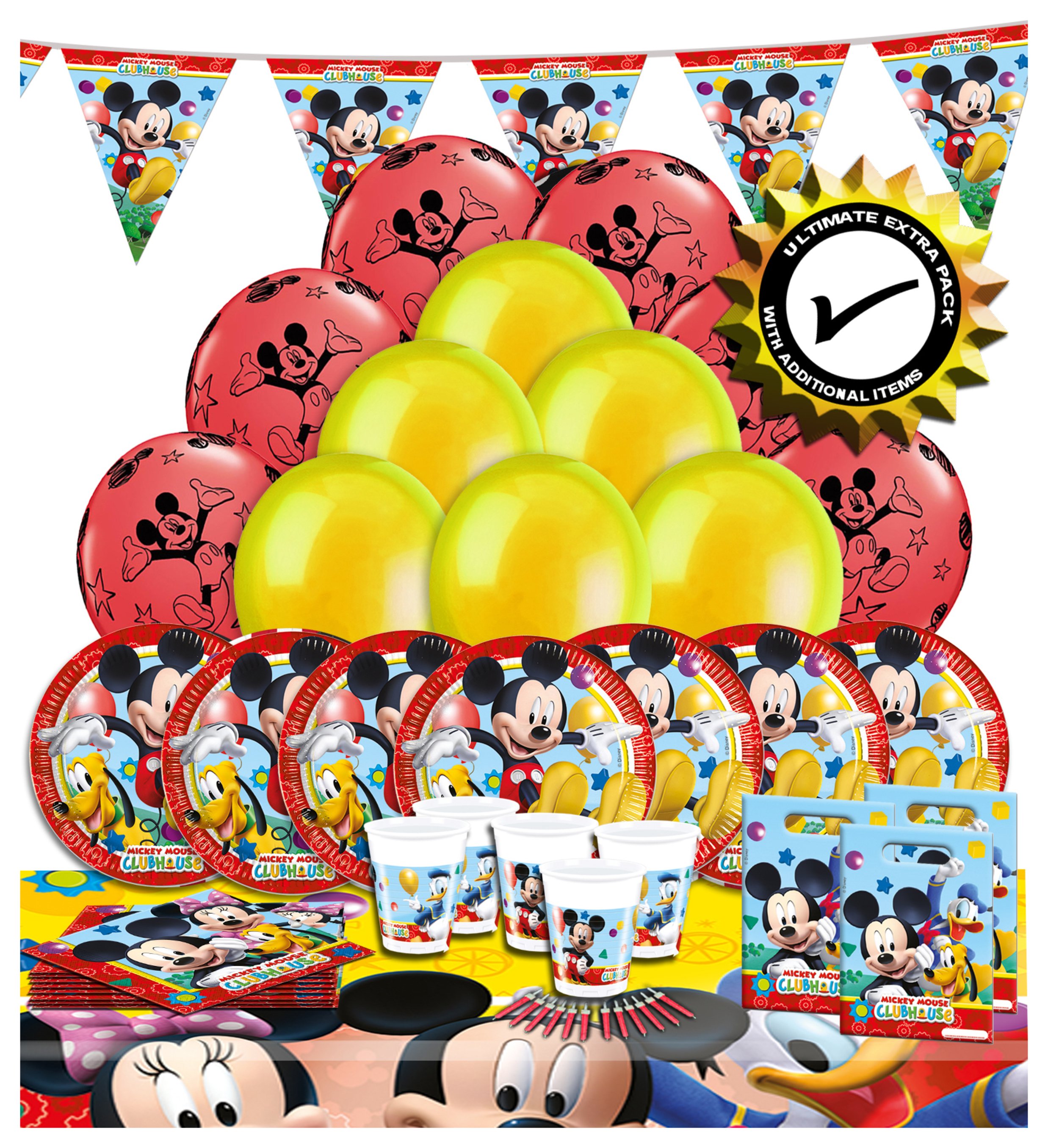 Ultimate Extra Disney Mickey Party Pack Reviews