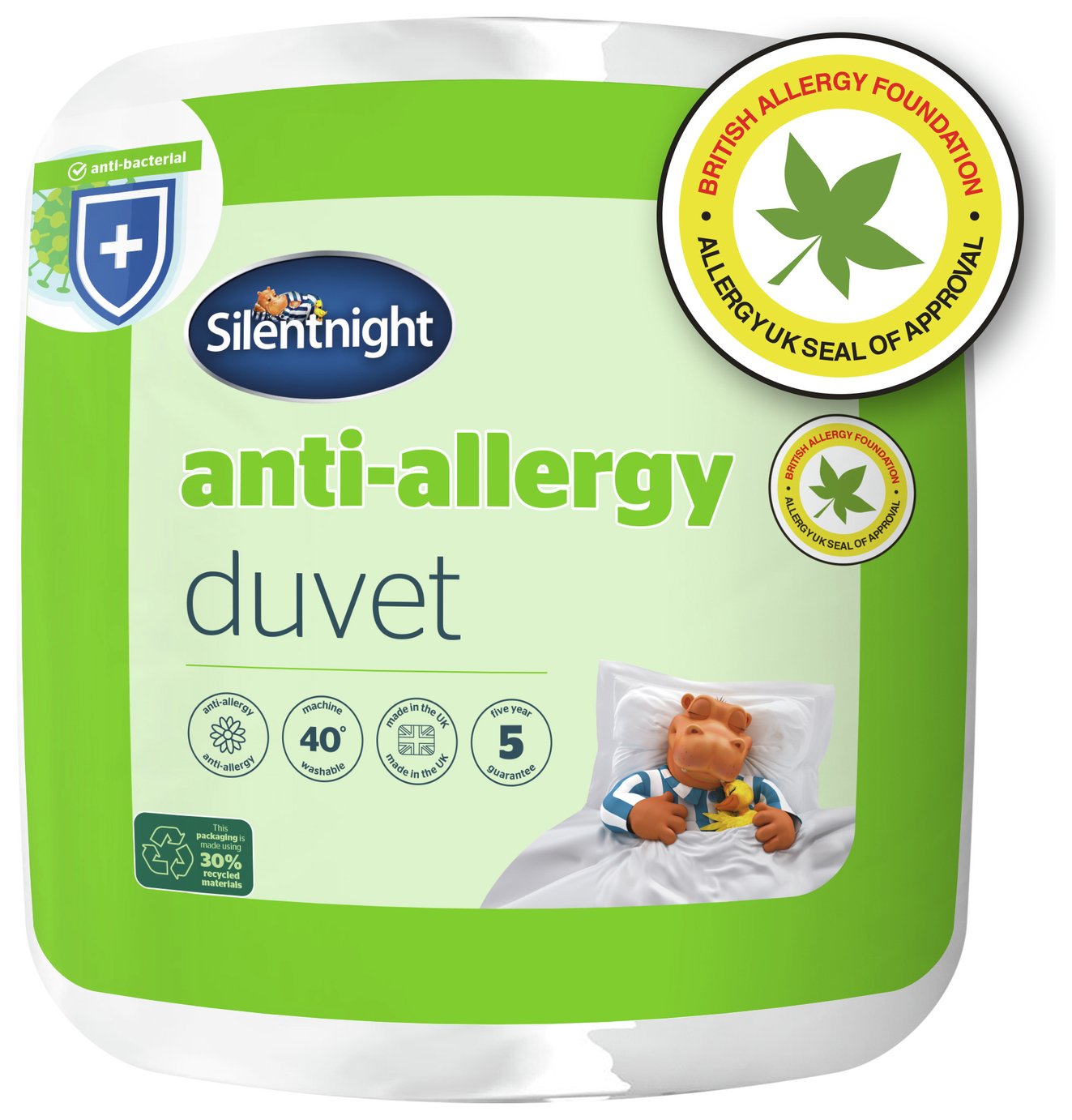 Review of Silentnight AntiAllergy 13.5 Tog Duvet Double