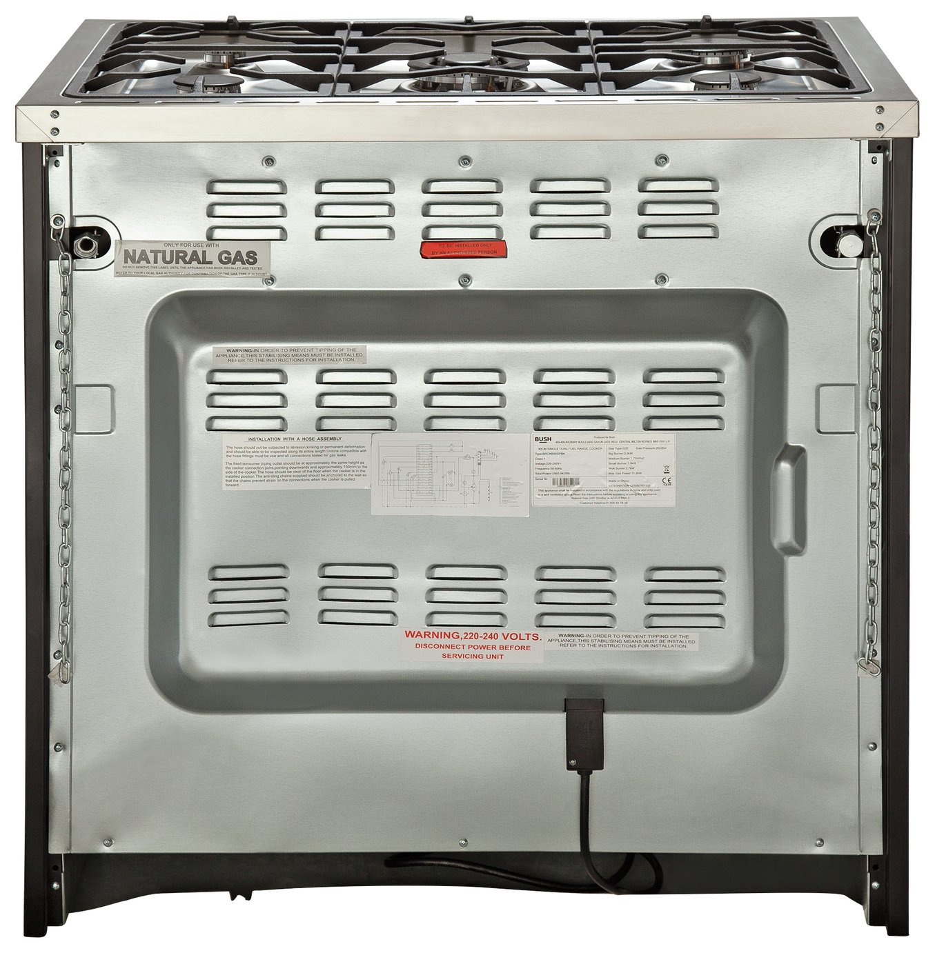 Bush BRCNB90SPBK 90cm Dual Fuel Range Cooker Reviews