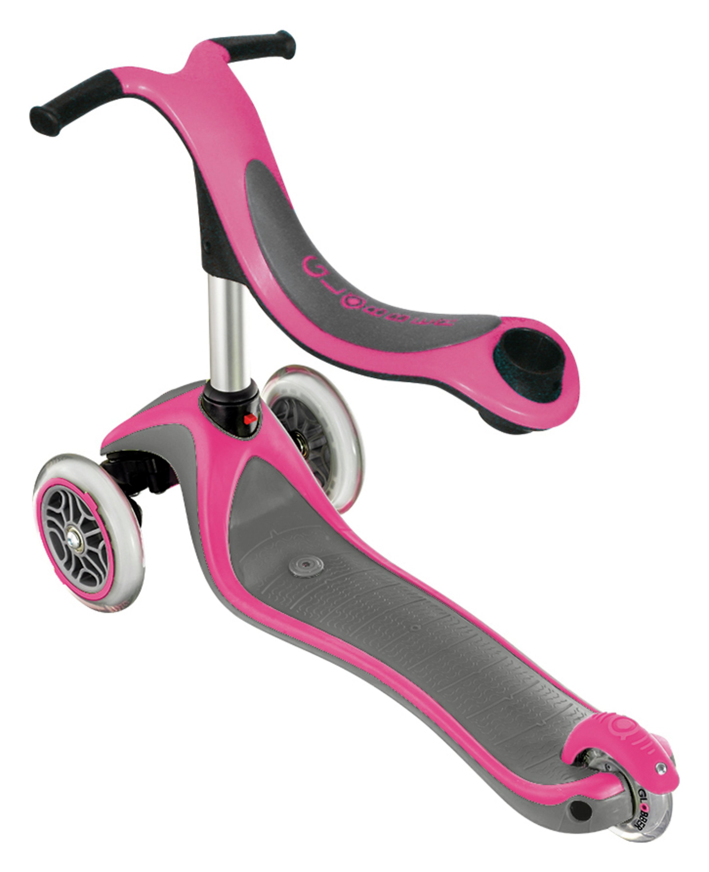 Globber Evo 4in1 Plus 3 Wheel Scooter Neon Pink Reviews