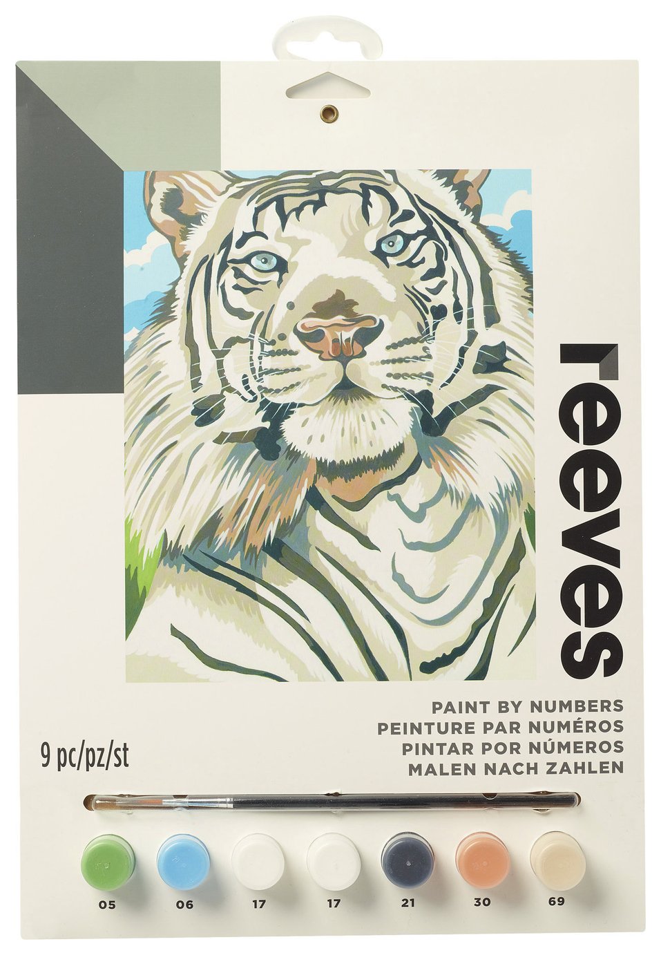 Reeves Wolf, Panda & White Tiger Paint By Numbers Reviews