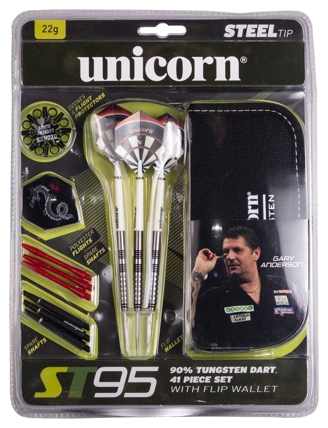 Gary Anderson ST95 22g 90 Tungsten Darts Set Reviews