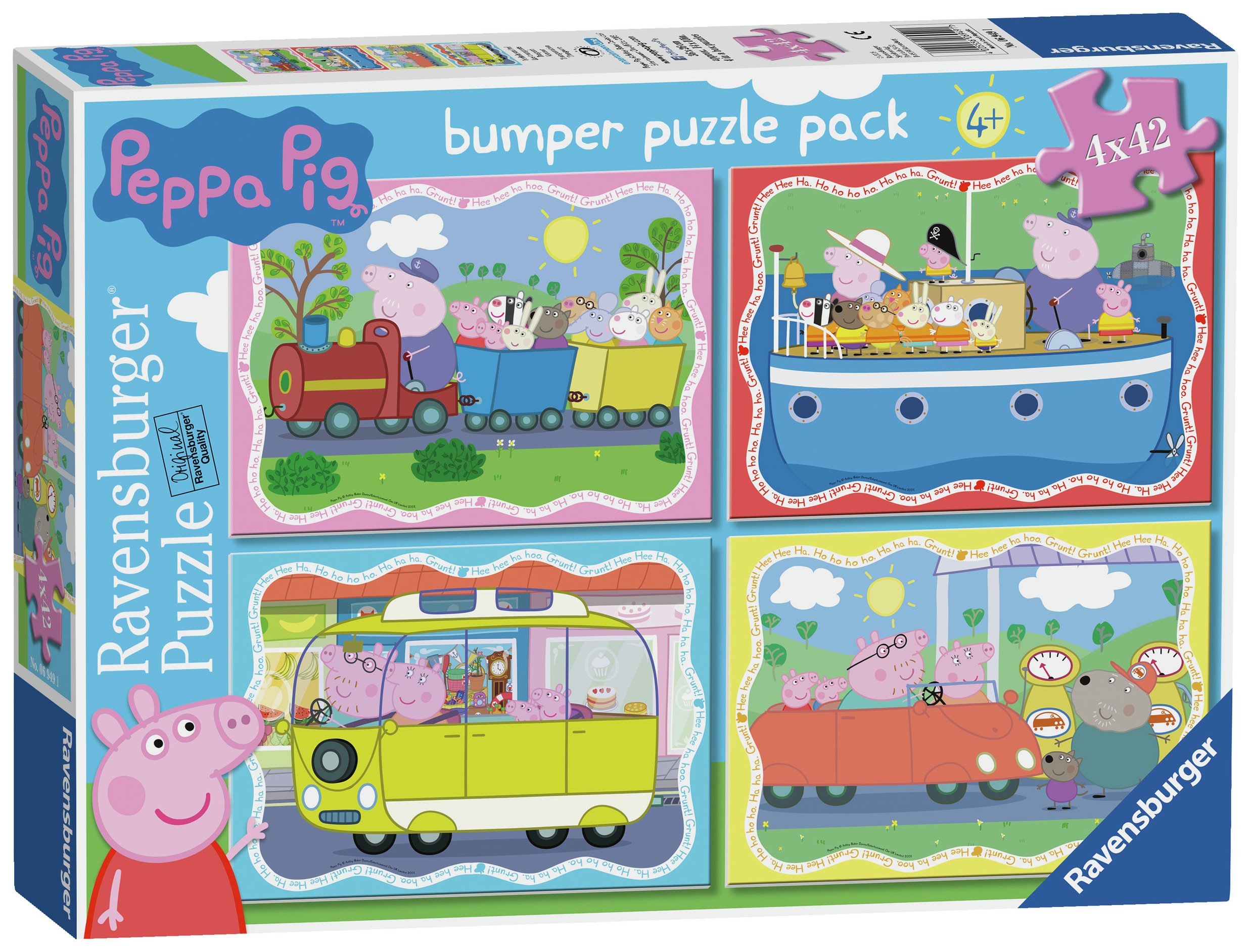 Ravensburger Peppa Pig 42 Piece Puzzle 4 Pack (7529395) Argos Price