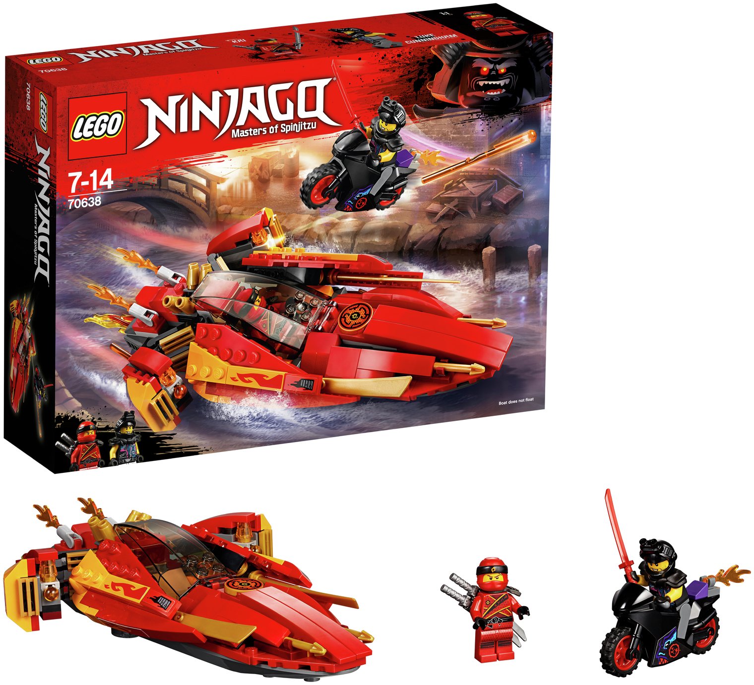 LEGO Ninjago Katana V11 Toy Boat & Bike Building Set Reviews