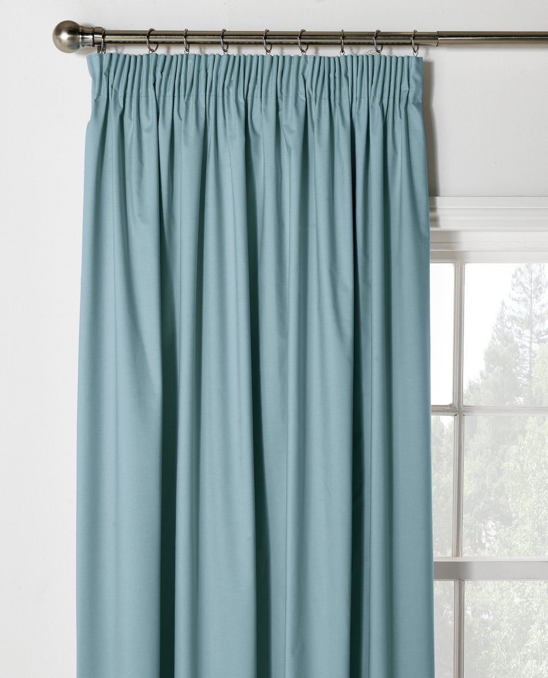 ColourMatch Thermal Blackout Curtains 117x137cm Duck Egg (7545544