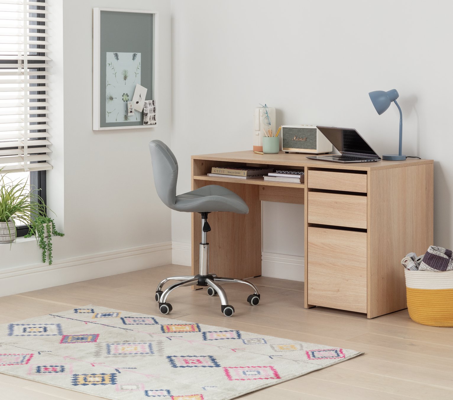 Argos Home Pepper 2 Drawer Pedestal Desk Reviews Updated June 2023