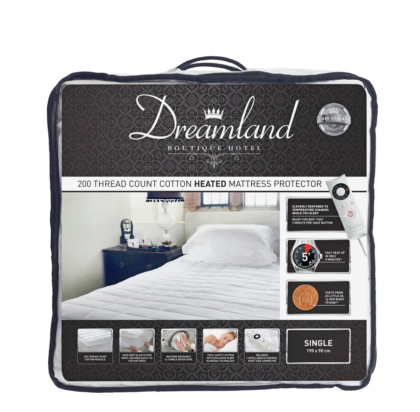 5053146164384 EAN Dreamland Boutique Single Control Electric Blanket