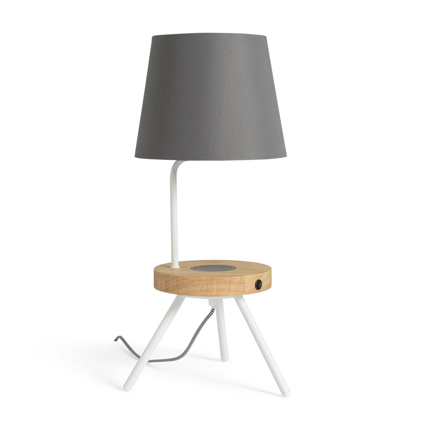 Argos Home Tripod Desk Lamp with Wireless Charging Shelf Reviews