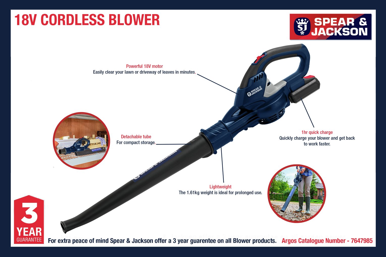 Spear & Jackson Cordless Leaf Blower Reviews