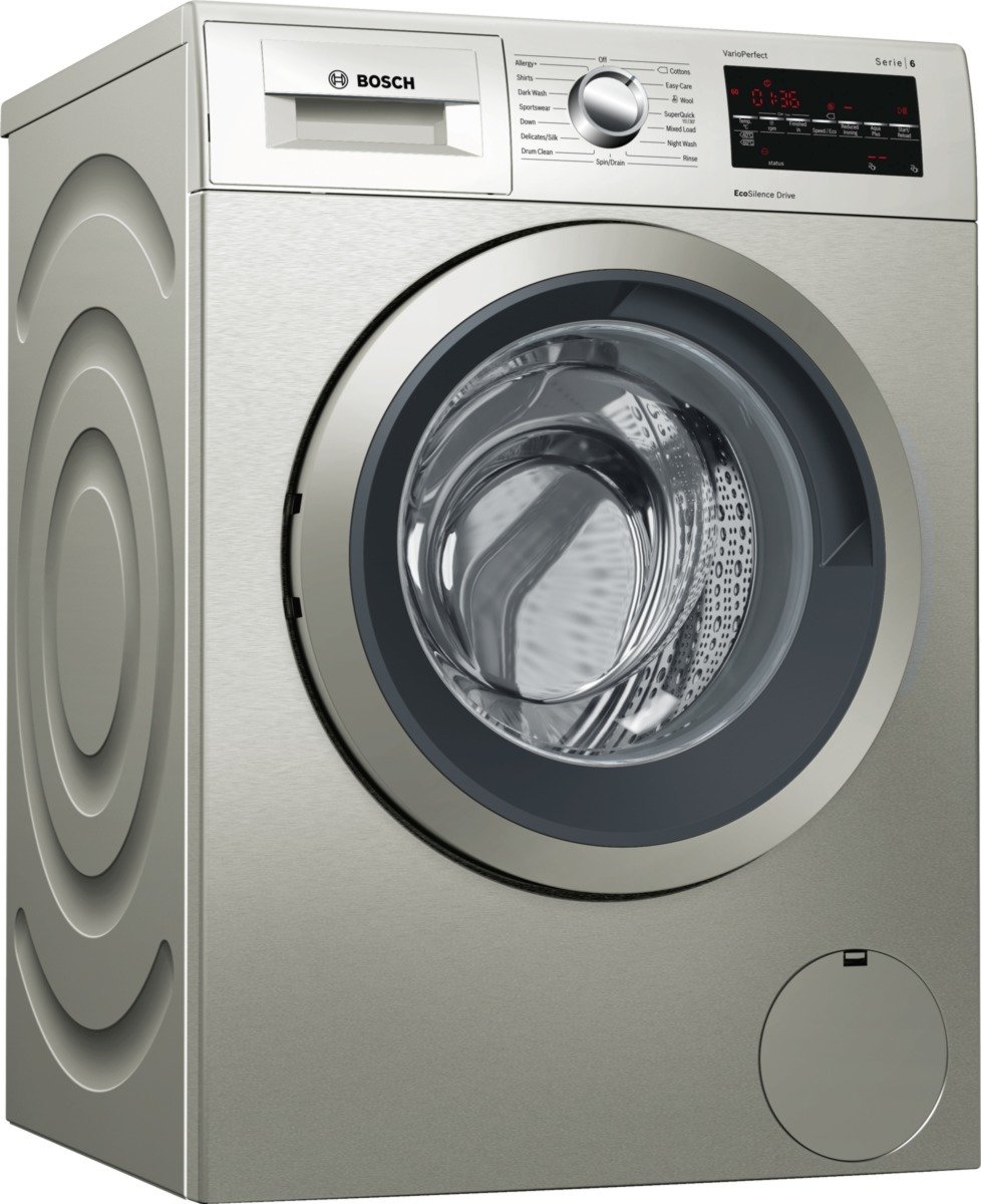 Bosch WAT2840SGB 9KG 1400 Spin Washing Machine Silver (7698219