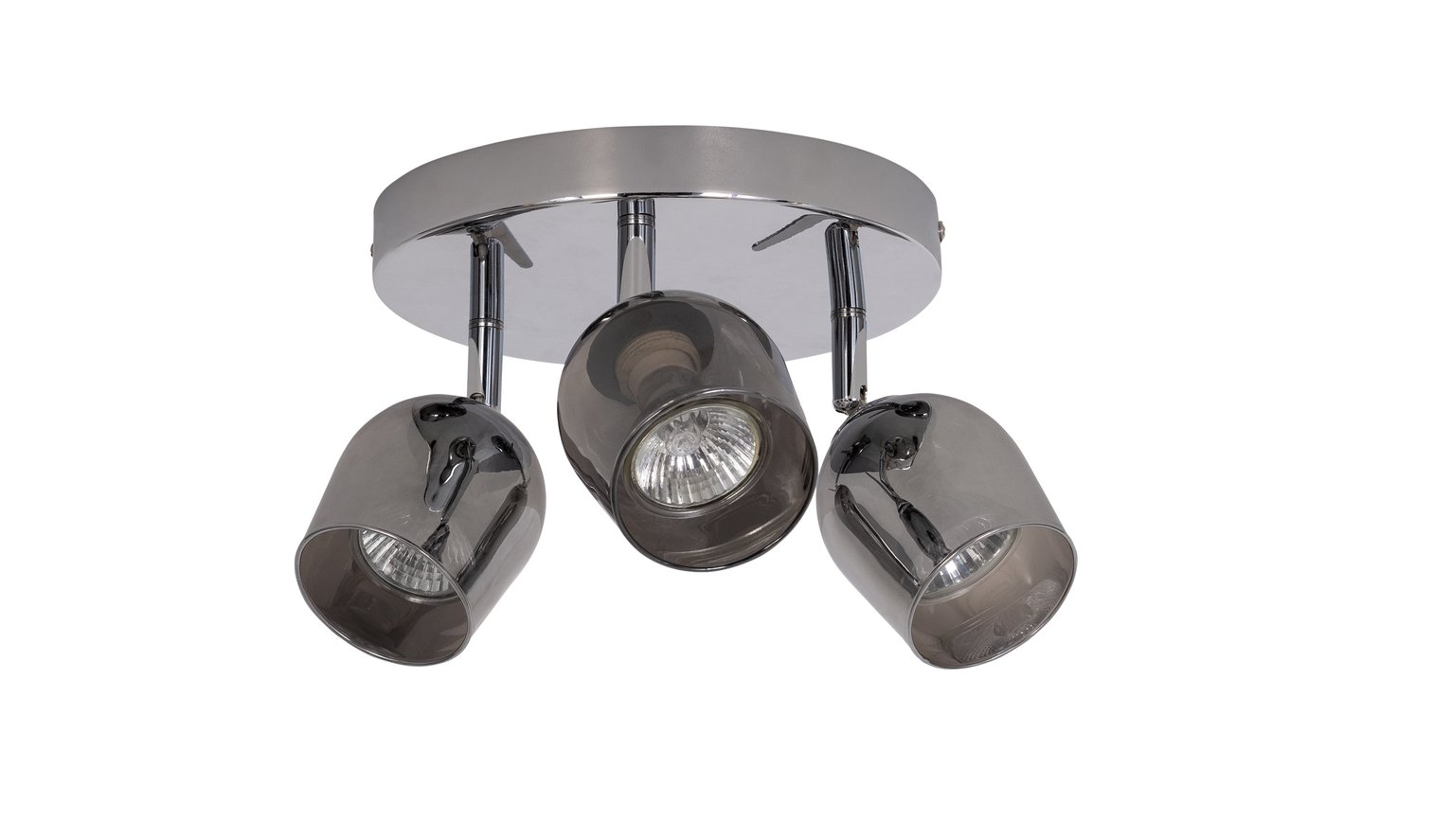 Argos Home Smoked Glass Tulip 3 Light Spotlight Reviews Updated April