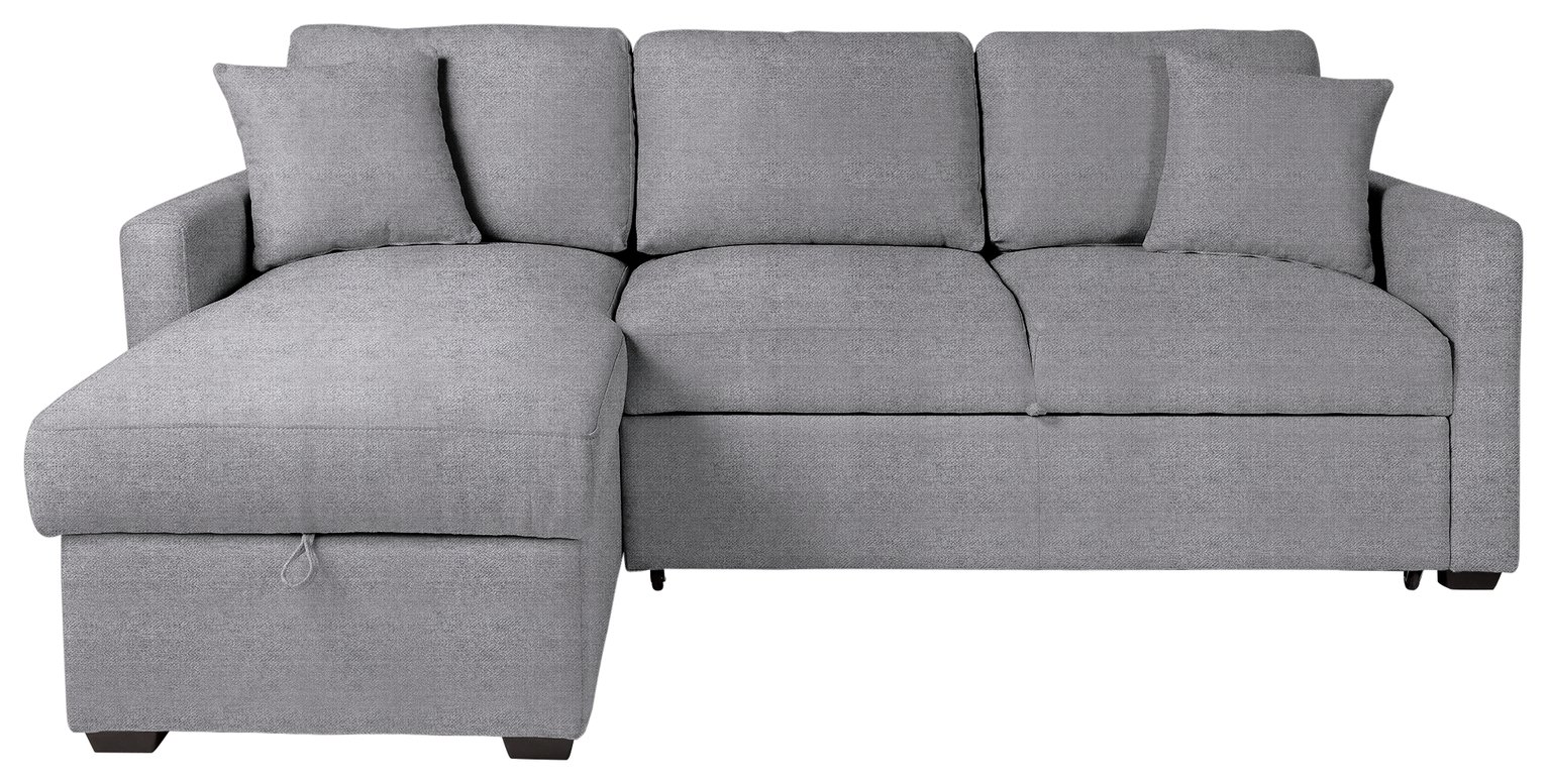 Argos Home Reagan Left Corner Fabric Storage Sofa Bed Reviews Updated