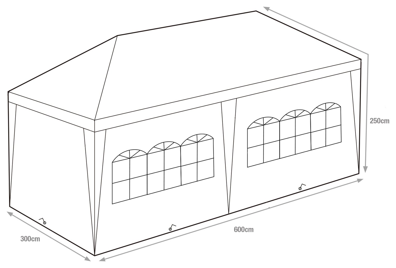 Argos Home 3m x 6m Gazebo with Weather Resistant Side Panels Reviews
