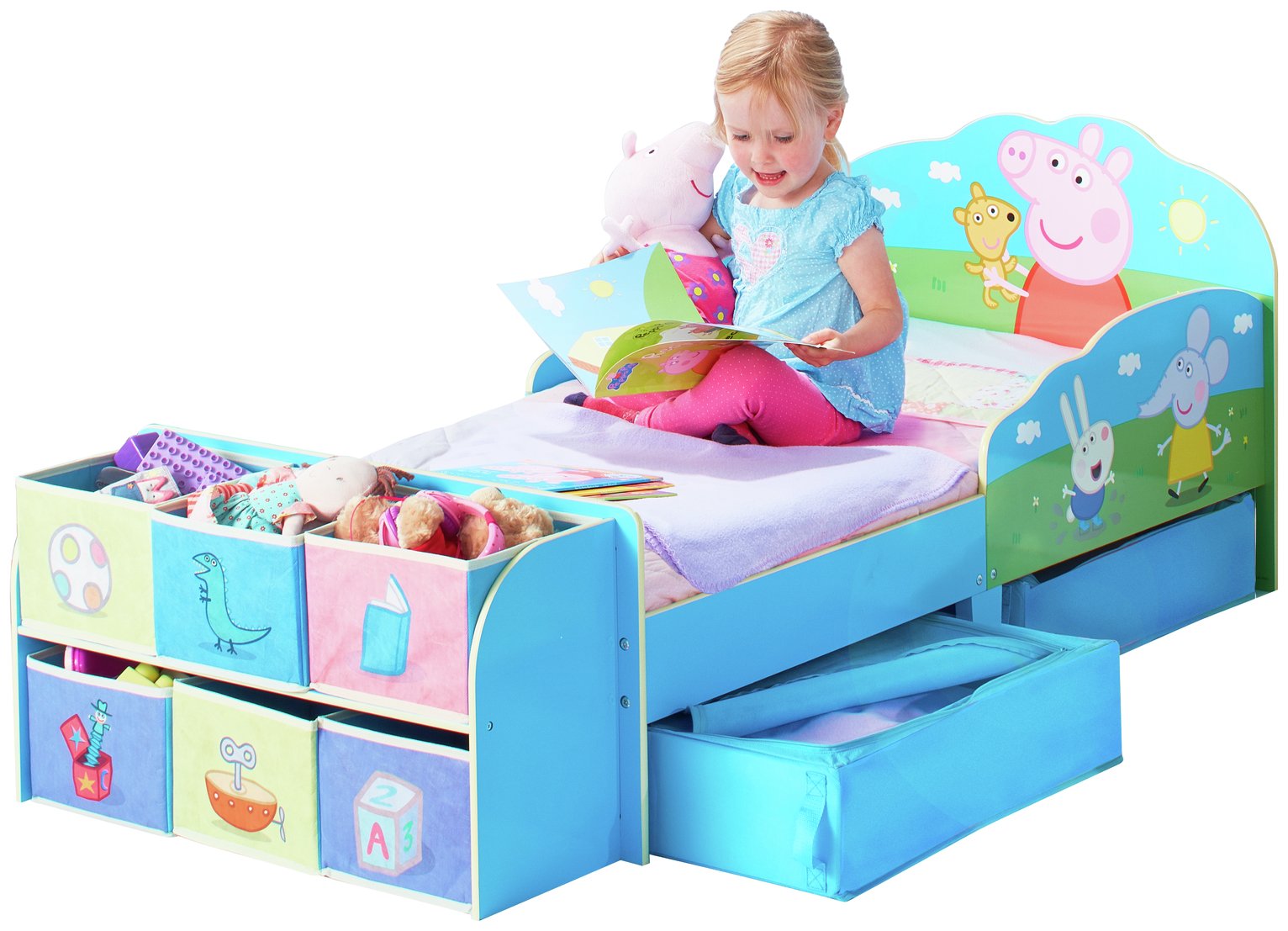 Peppa Pig Toddler Bed with Cube Storage at Argos Reviews