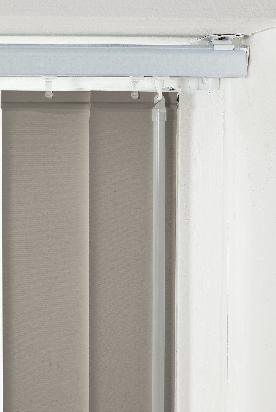 Vertical Slat Blinds Pack 122X229Cm Cream Argos Home Vertical Blind