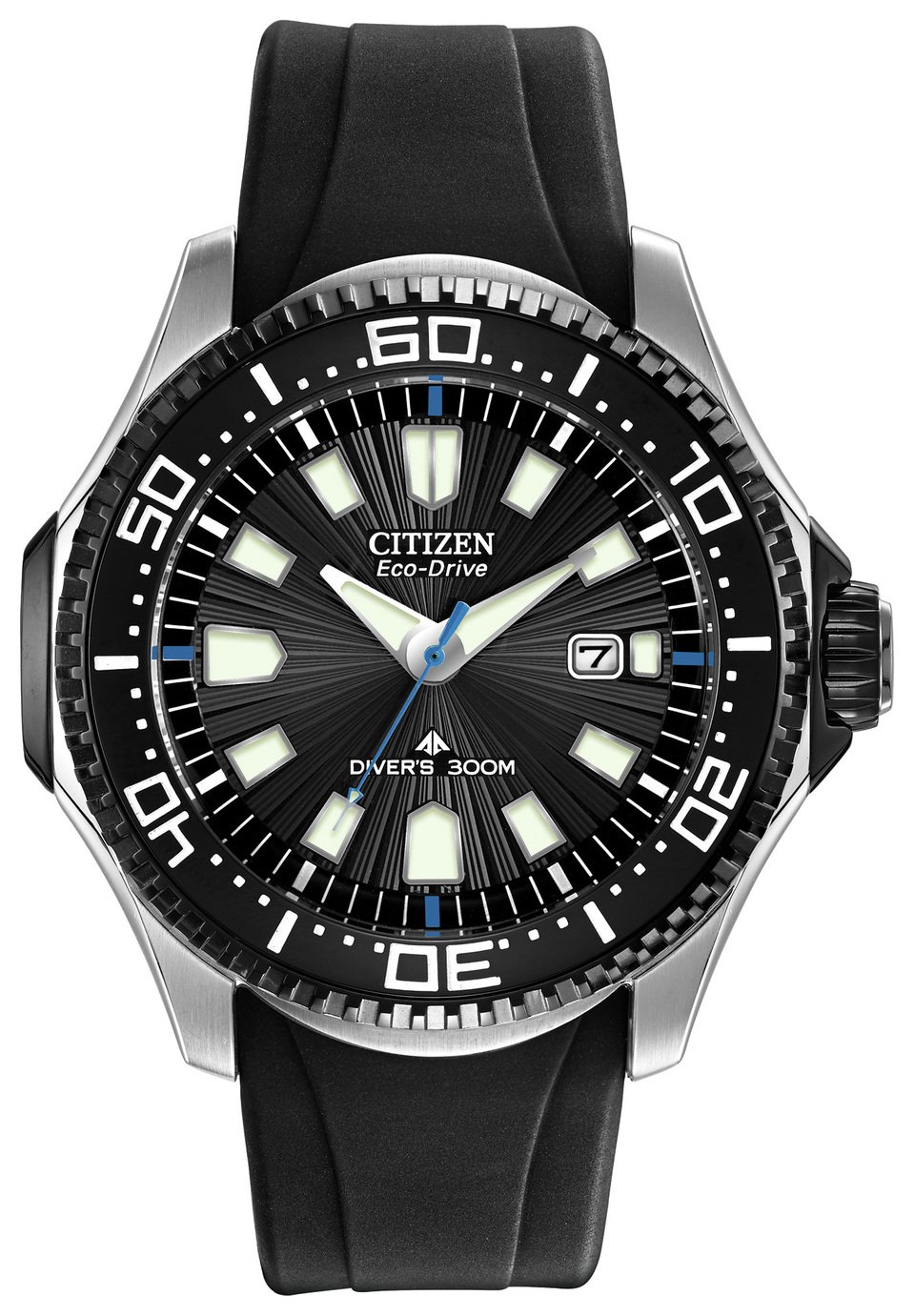 Citizen Men's EcoDrive Black Silicone Strap Diver's Watch Reviews