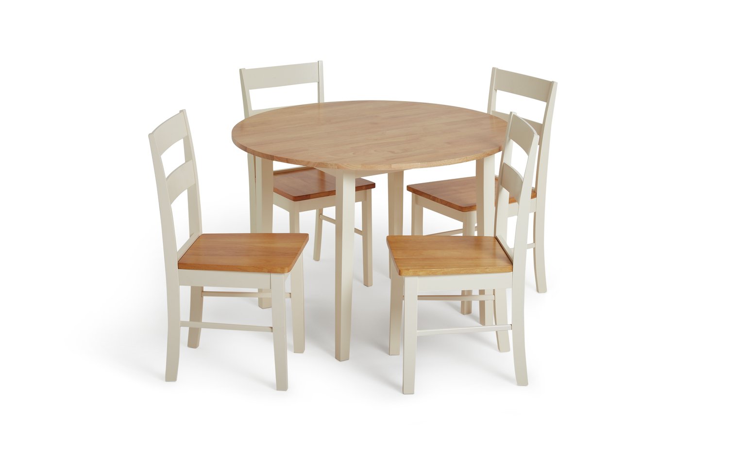 Argos Home Chicago Round Solid Wood Dining Table & 4 Chairs Reviews