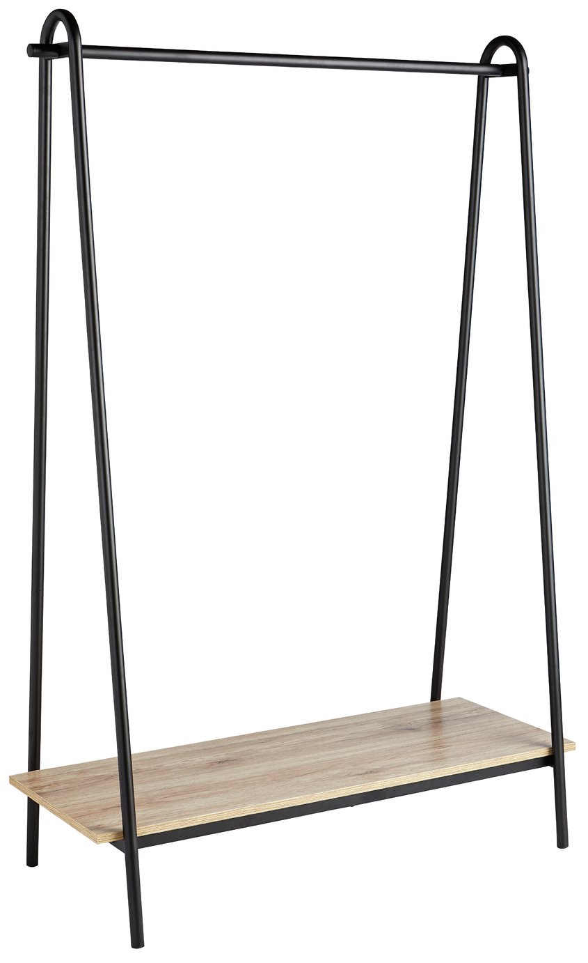 Argos Home Clothes Rail with Wood Effect Shelf Reviews