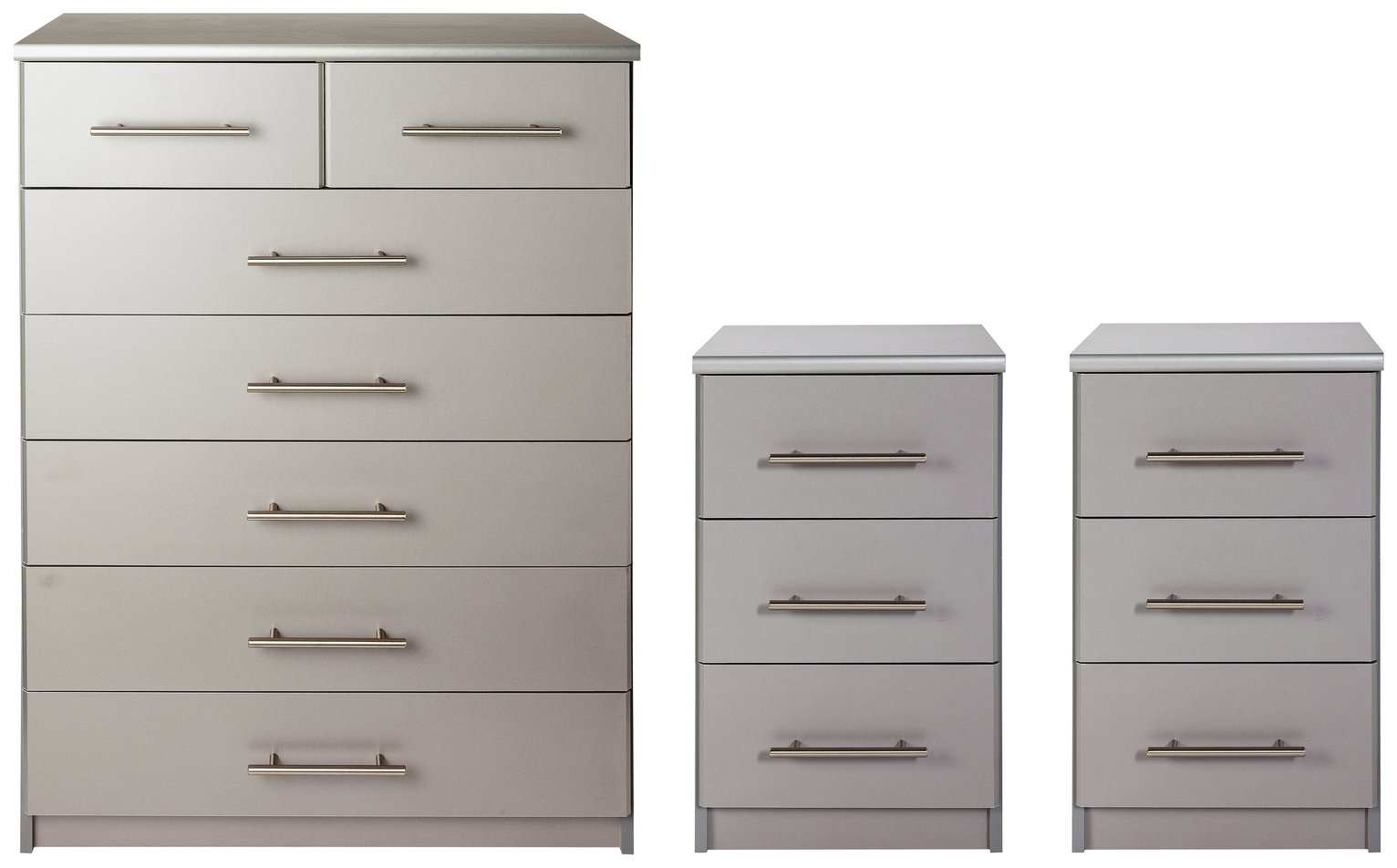 Argos Home Normandy 2 Bedsides & 5+2 Drawer Chest Set Reviews Updated
