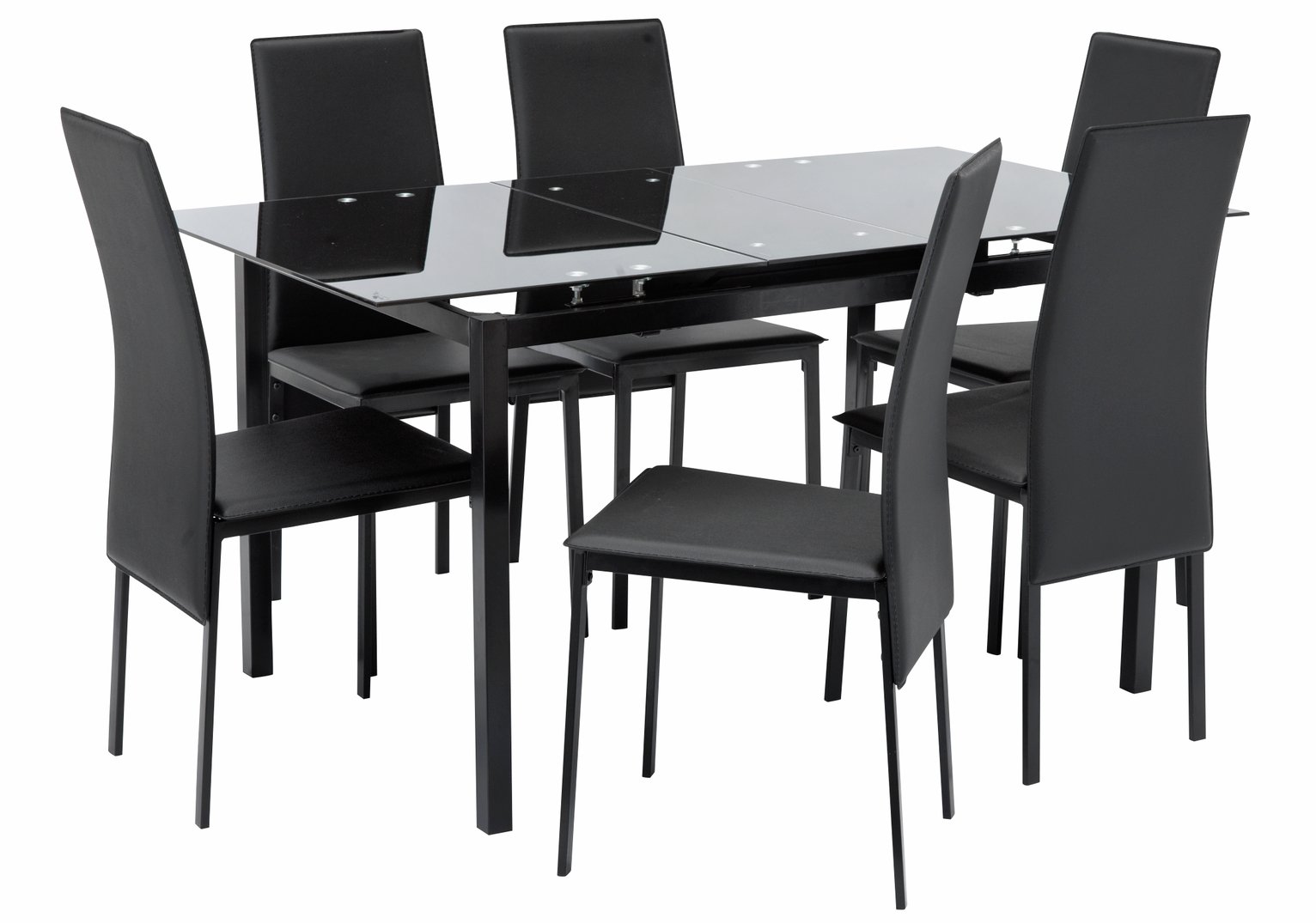 Argos Home Lido Extendable Glass Table & 6 Chairs Reviews