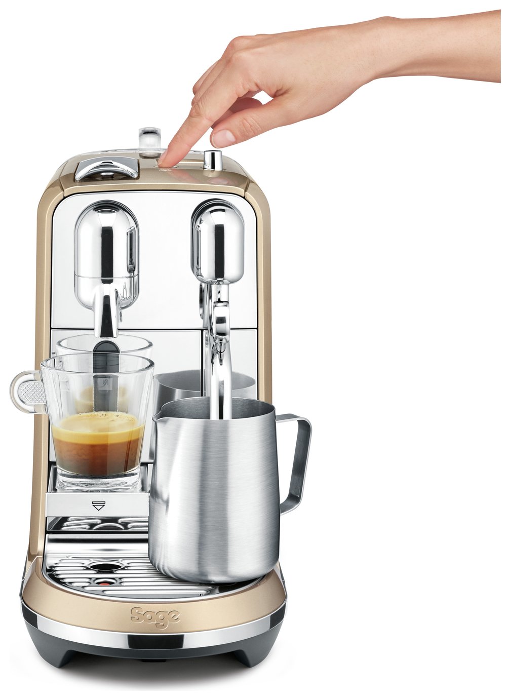Sage Nespresso Creatista Royal Champagne Coffee Machine Reviews