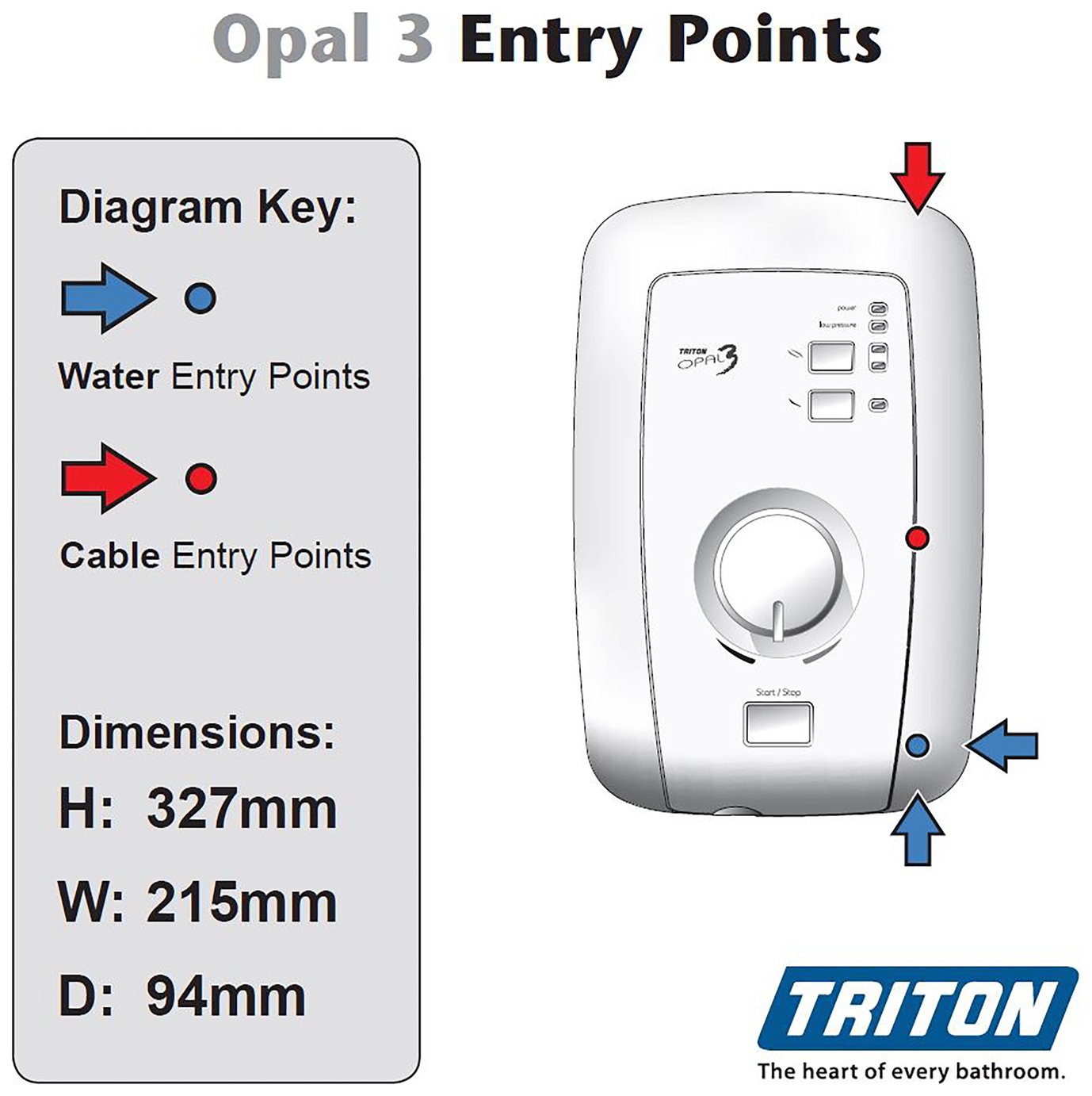 Triton Opal 3 8.5kW Electric Shower Reviews