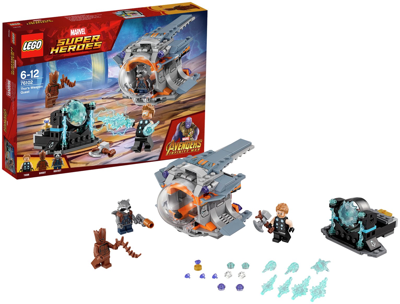 LEGO Marvel Avengers Thor's Weapon Quest Toy Reviews