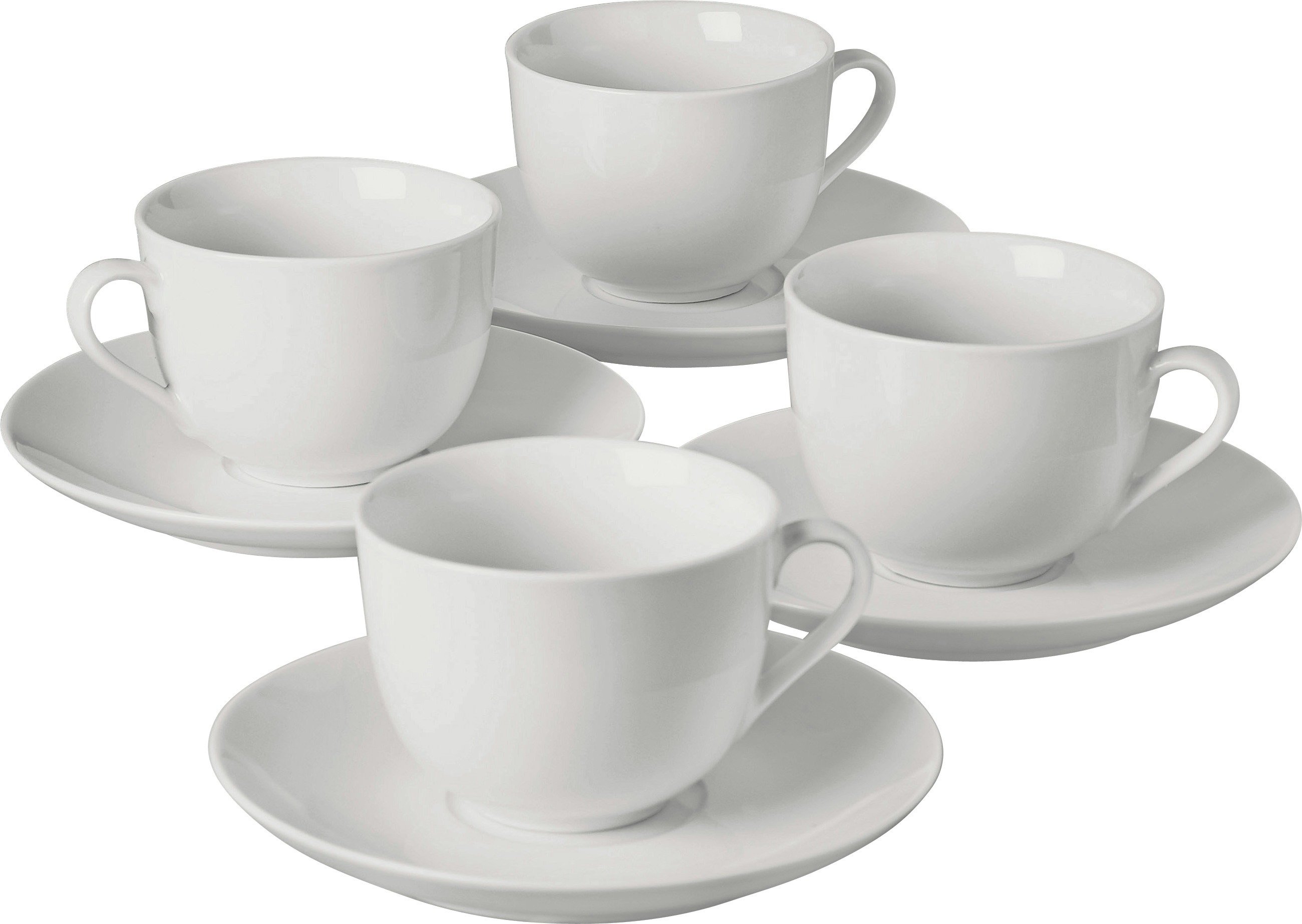 Argos Home 4 Piece Porcelain Tea Cup and Saucer Set Reviews