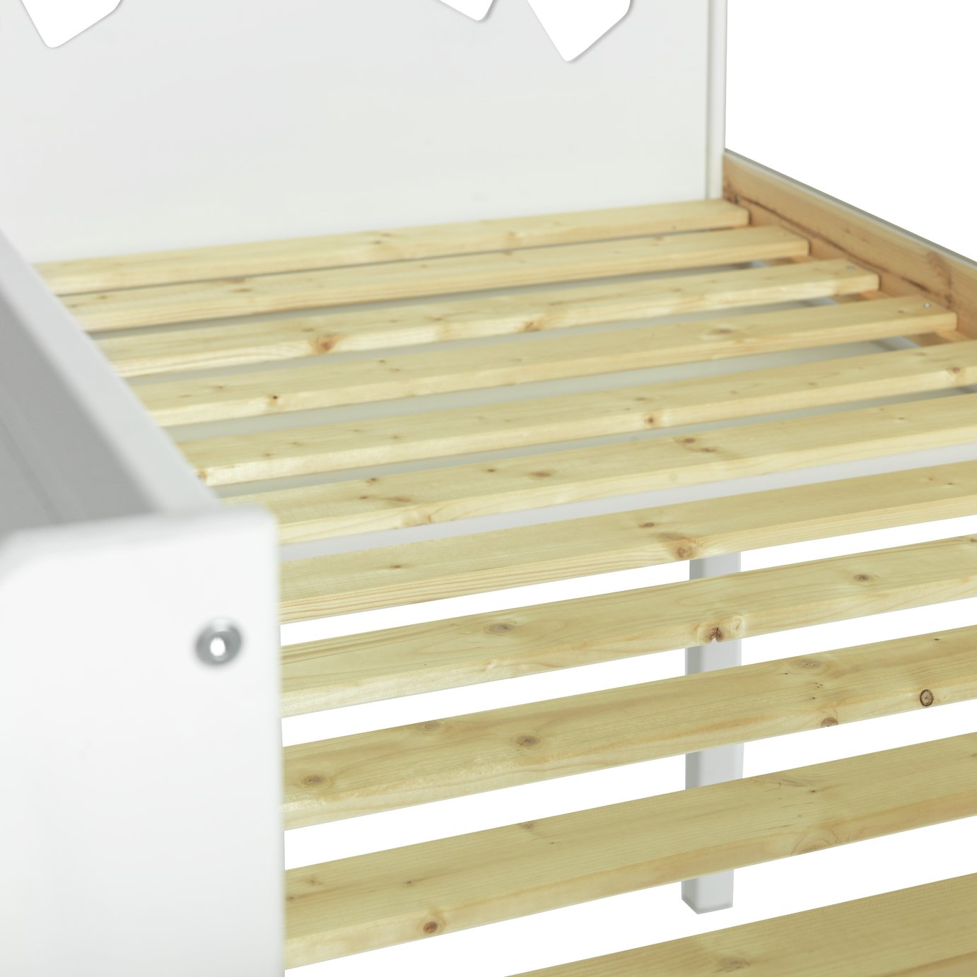 Argos Home Mia White Mid Sleeper Bed Frame with Desk Reviews