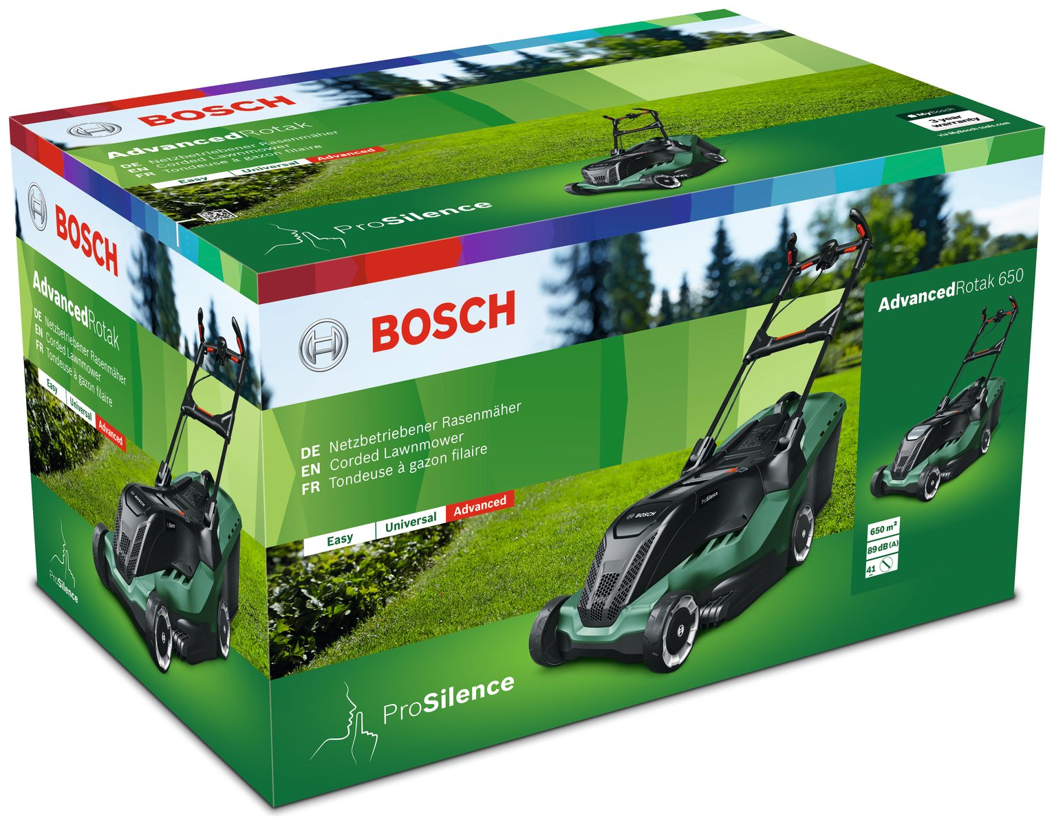 Bosch AdvancedRotak 650 Electric Lawnmower Reviews