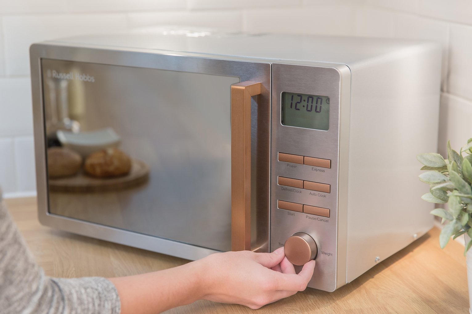 Microwave Ovens Russell Hobbs Luna 800W Standard Microwave RHMDL801CP