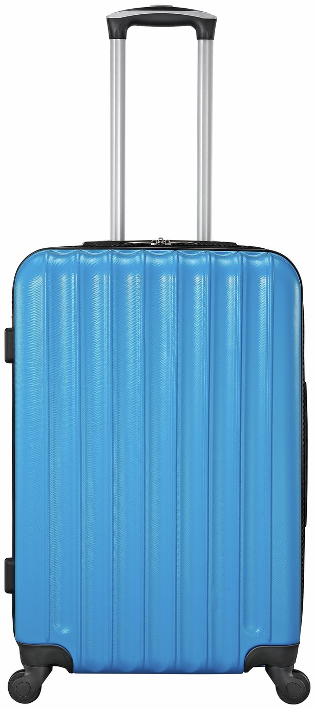 Small 4 Wheel Hard Suitcase Candy Blue (8035905) Argos Price