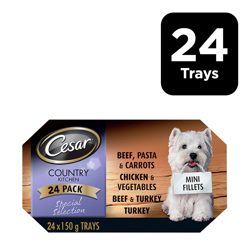 Cesar Country Kitchen Wet Dog Food in Gravy 24 Trays (8042802) Argos