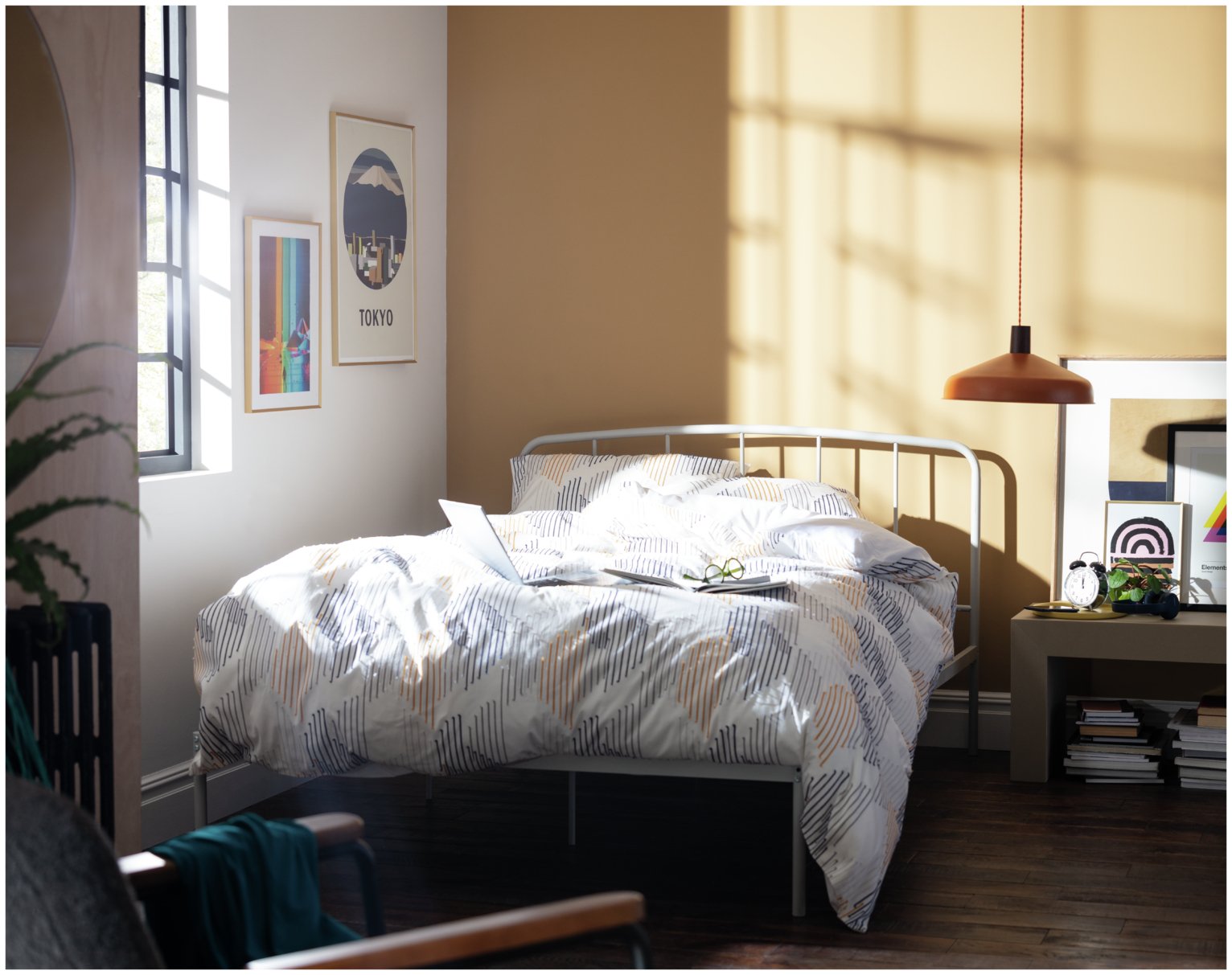 Habitat Freja Double Metal Bed Frame Silver (8046080) Argos Price